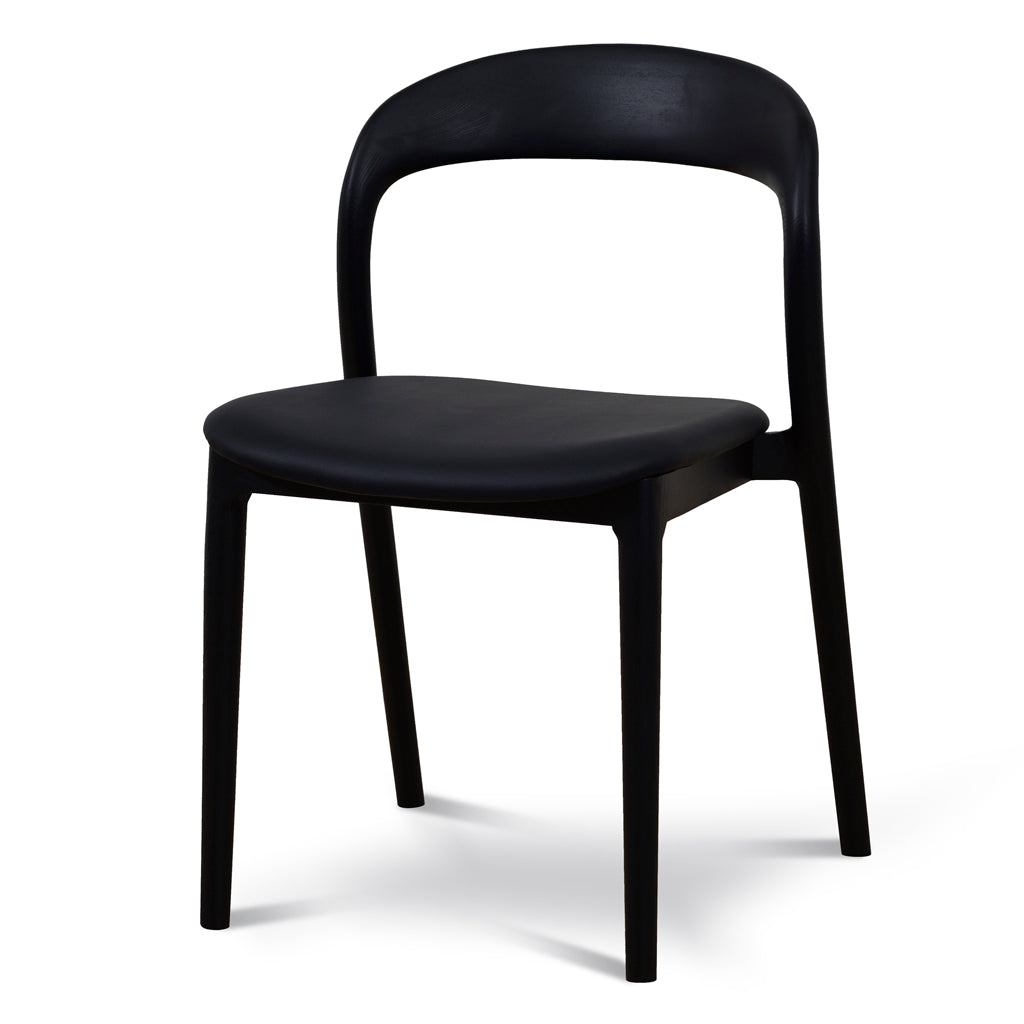 Verona Dining Chair - Full Black (Set of 2)