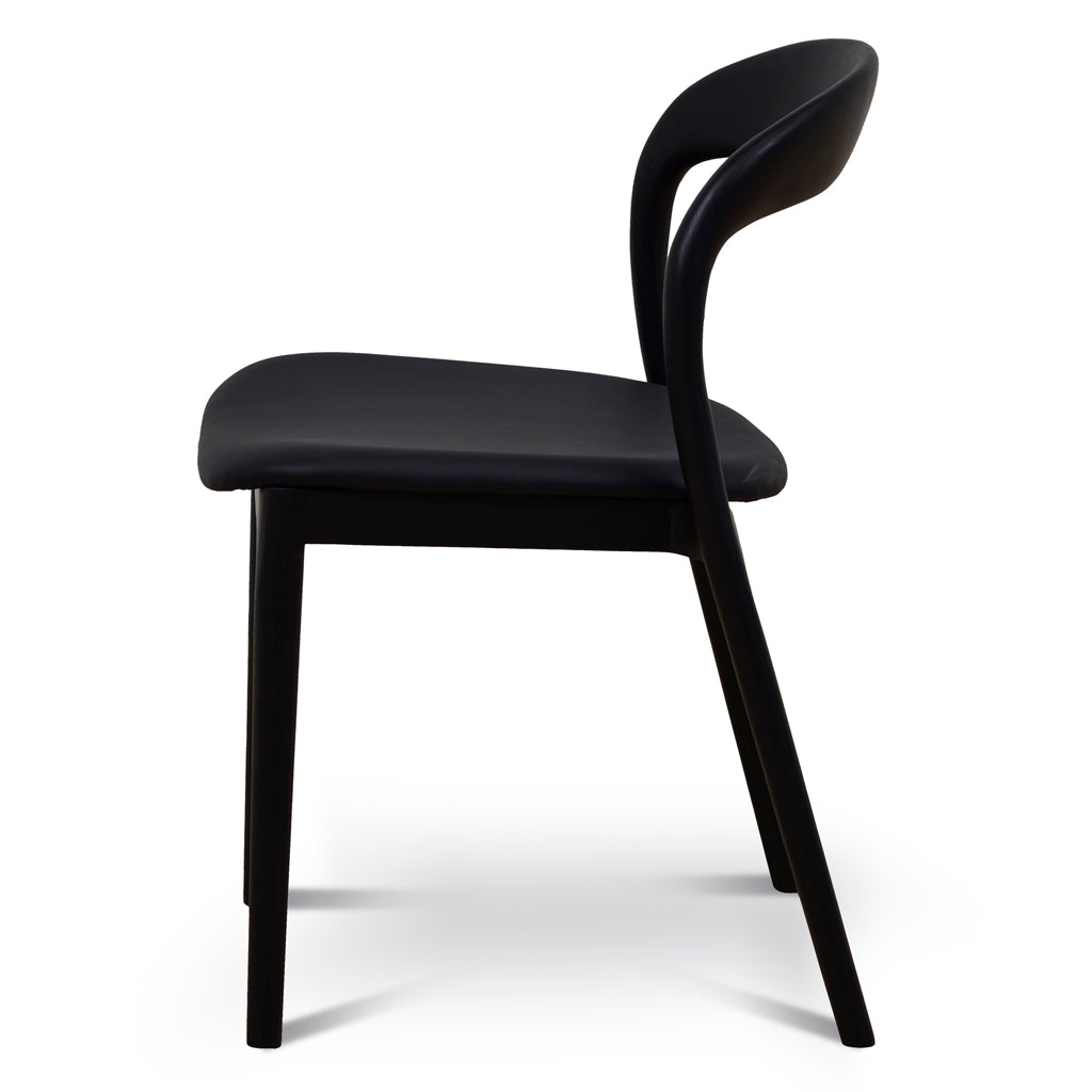 Verona Dining Chair - Full Black (Set of 2)
