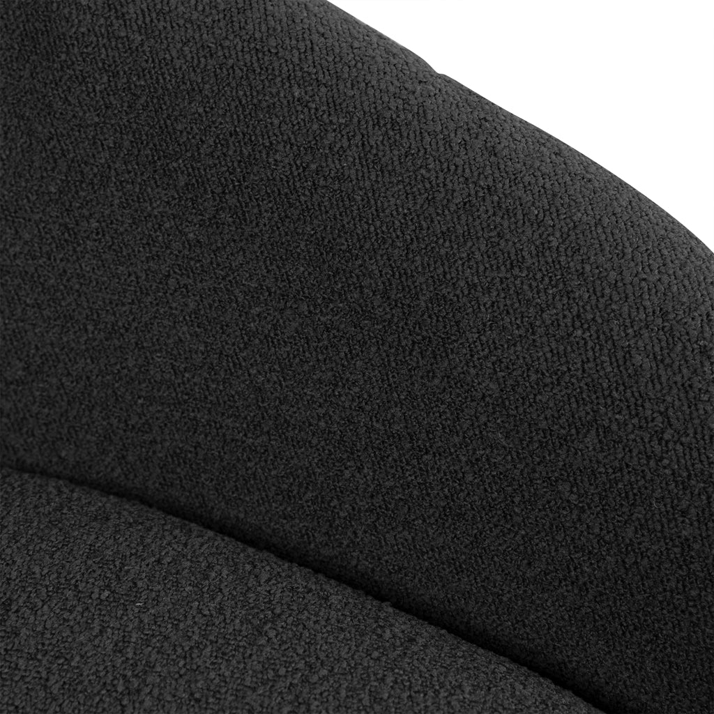Fabric Verona Dining Chair - Charcoal