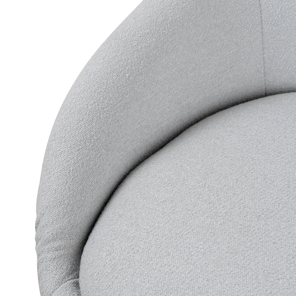 Fabric Verona Dining Chair - Pale Grey