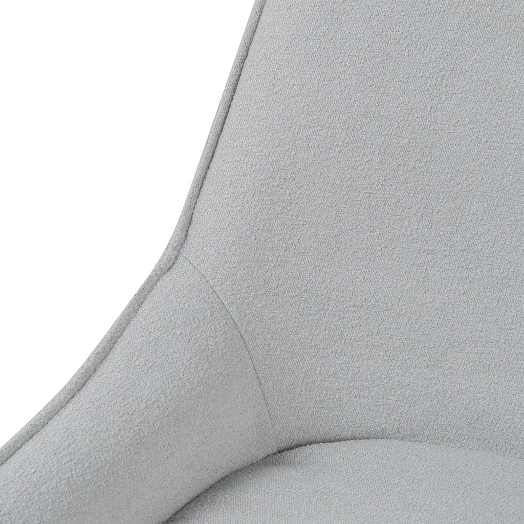 Fabric Verona Dining Chair - Pale Grey