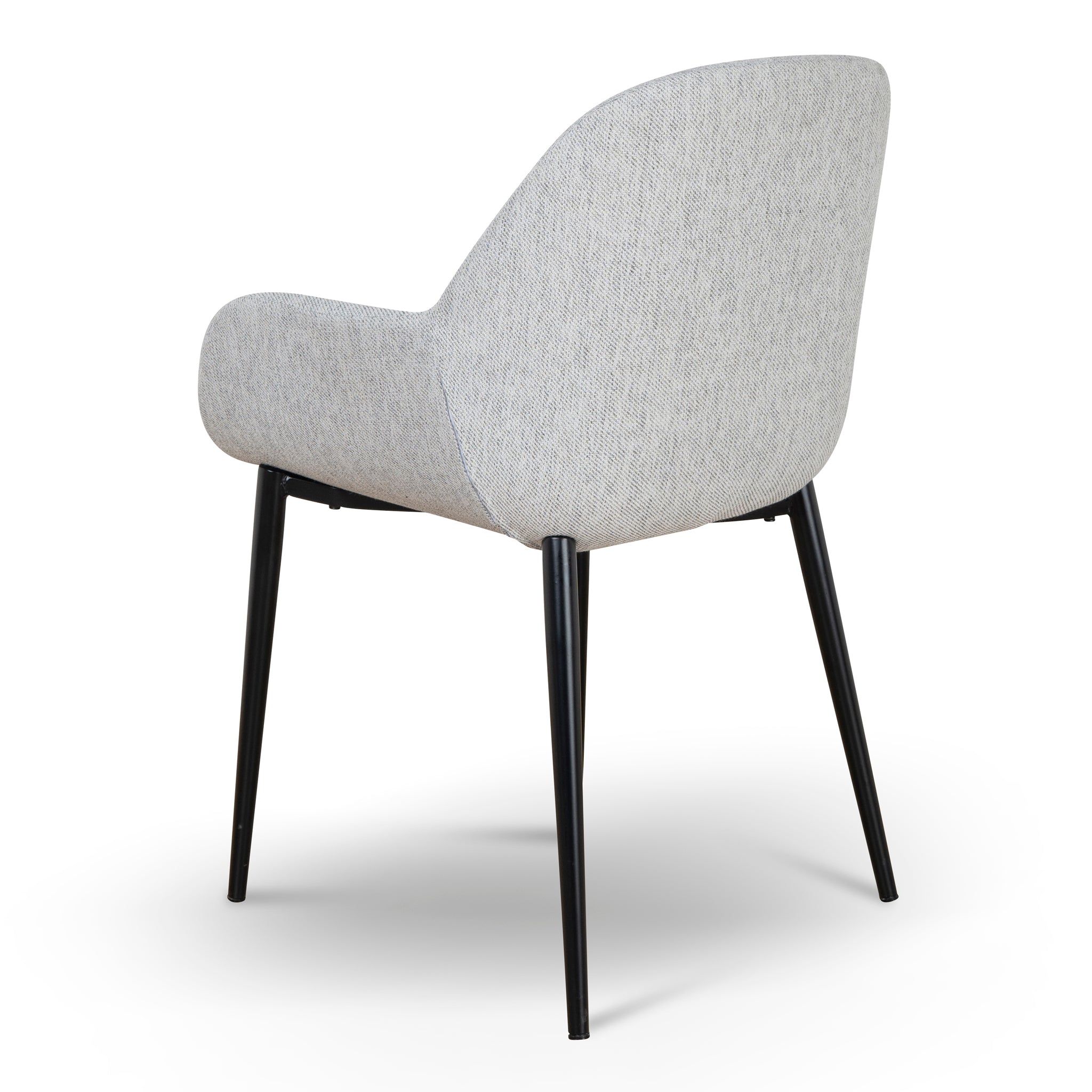 Fabric Verona Dining Chair - Silver Grey (Set of 2)