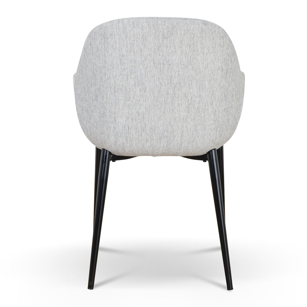 Fabric Verona Dining Chair - Silver Grey (Set of 2)