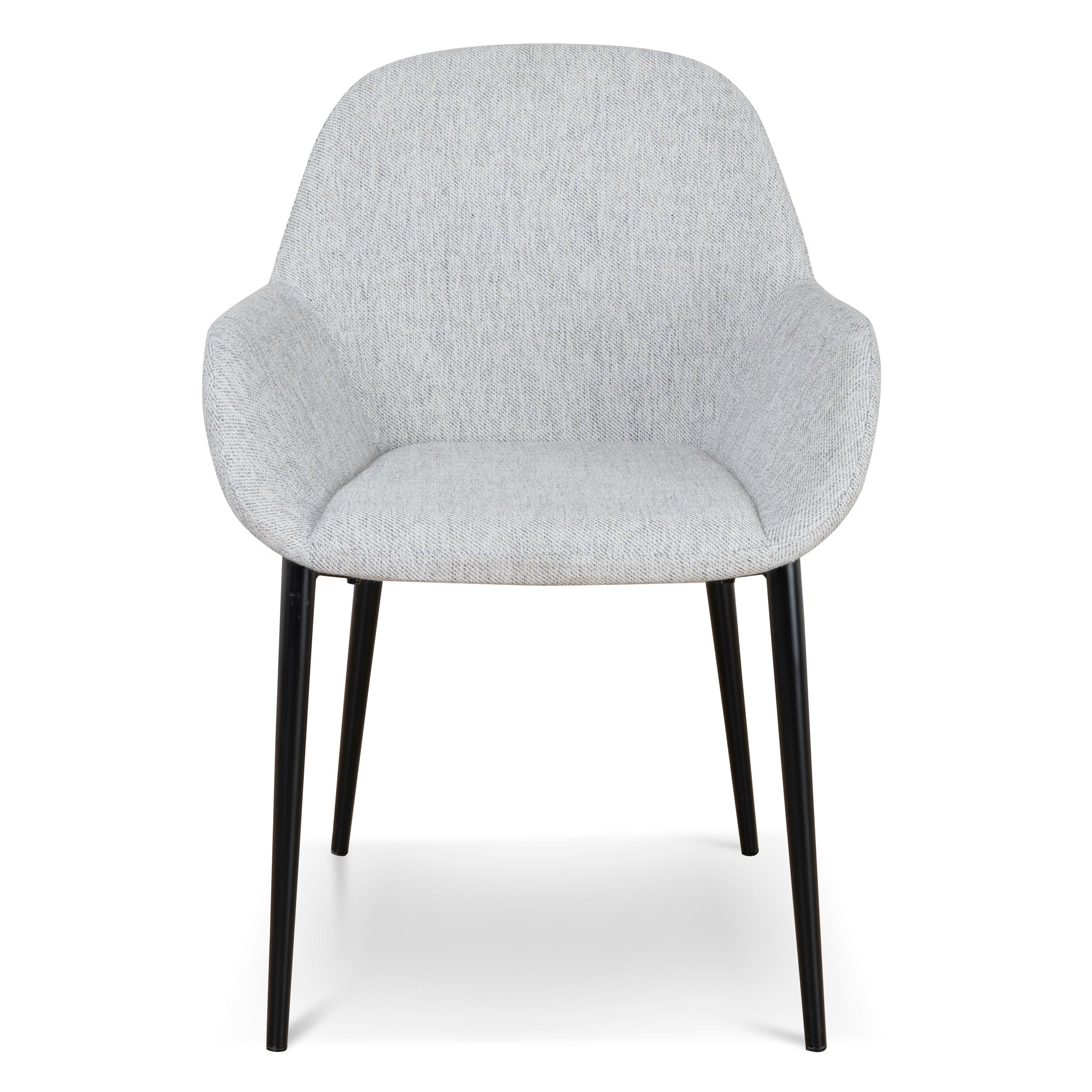 Fabric Verona Dining Chair - Silver Grey (Set of 2)