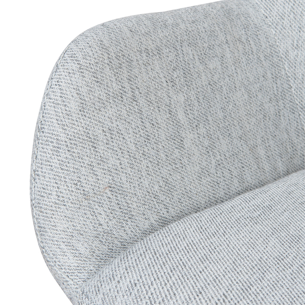 Fabric Verona Dining Chair - Silver Grey (Set of 2)