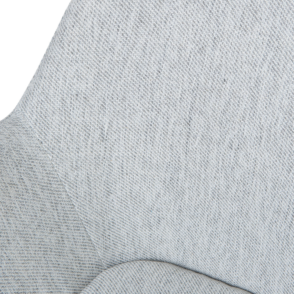 Fabric Verona Dining Chair - Silver Grey (Set of 2)