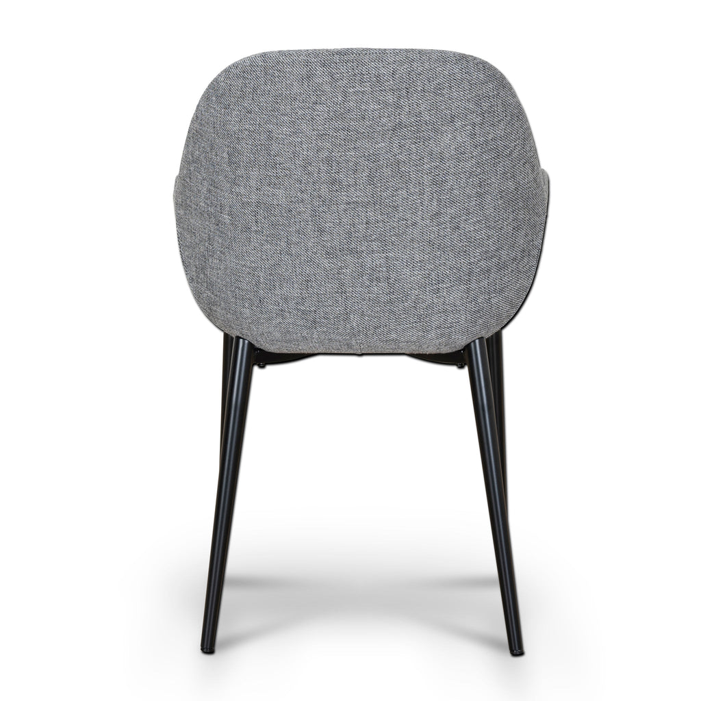 Fabric Verona Dining Chair - Lava Grey (Set of 2)