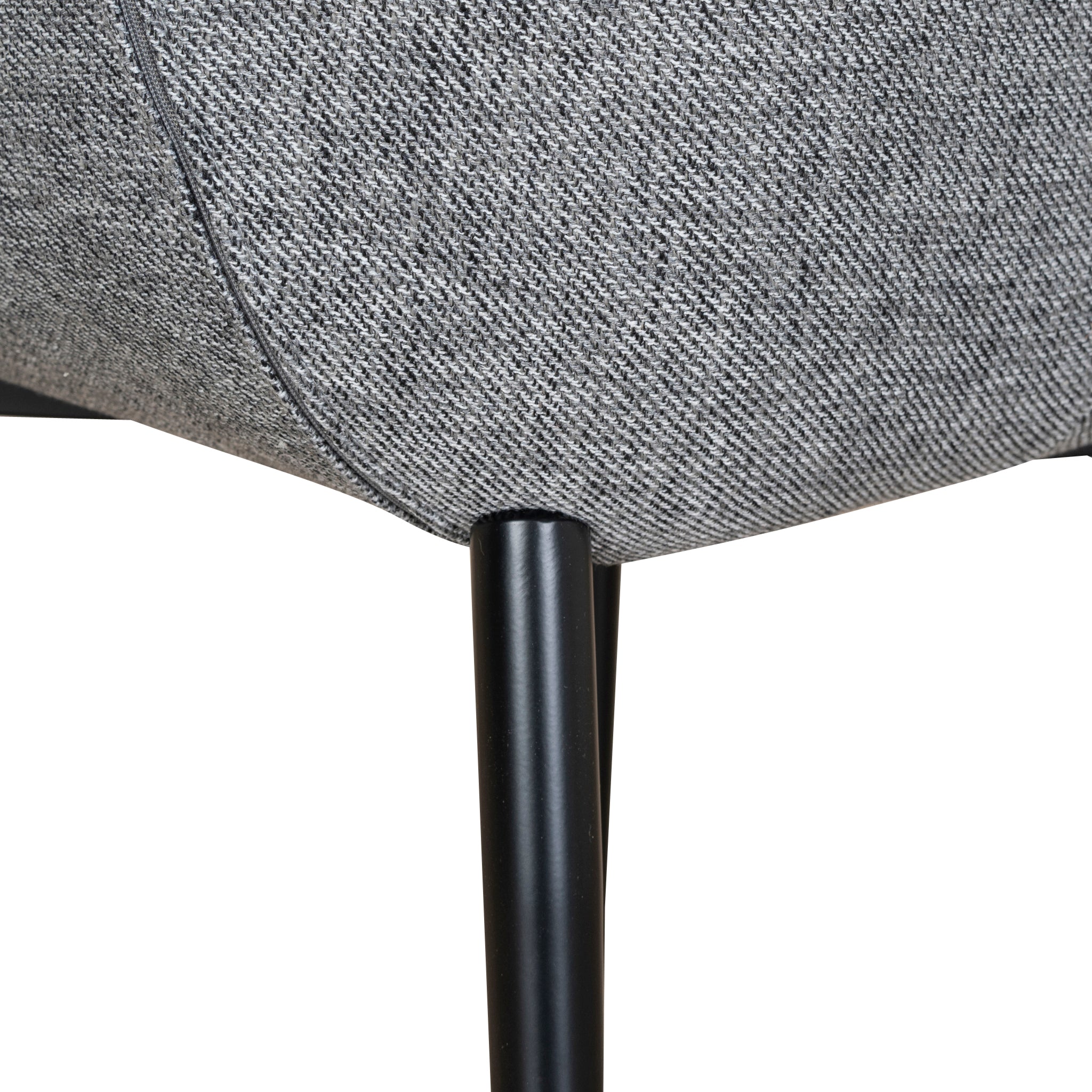 Fabric Verona Dining Chair - Lava Grey (Set of 2)