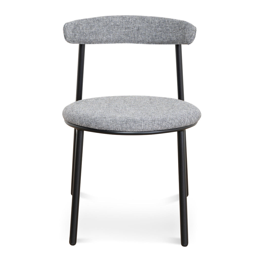 Fabric Verona Dining Chair - Lava Grey (Set of 2)