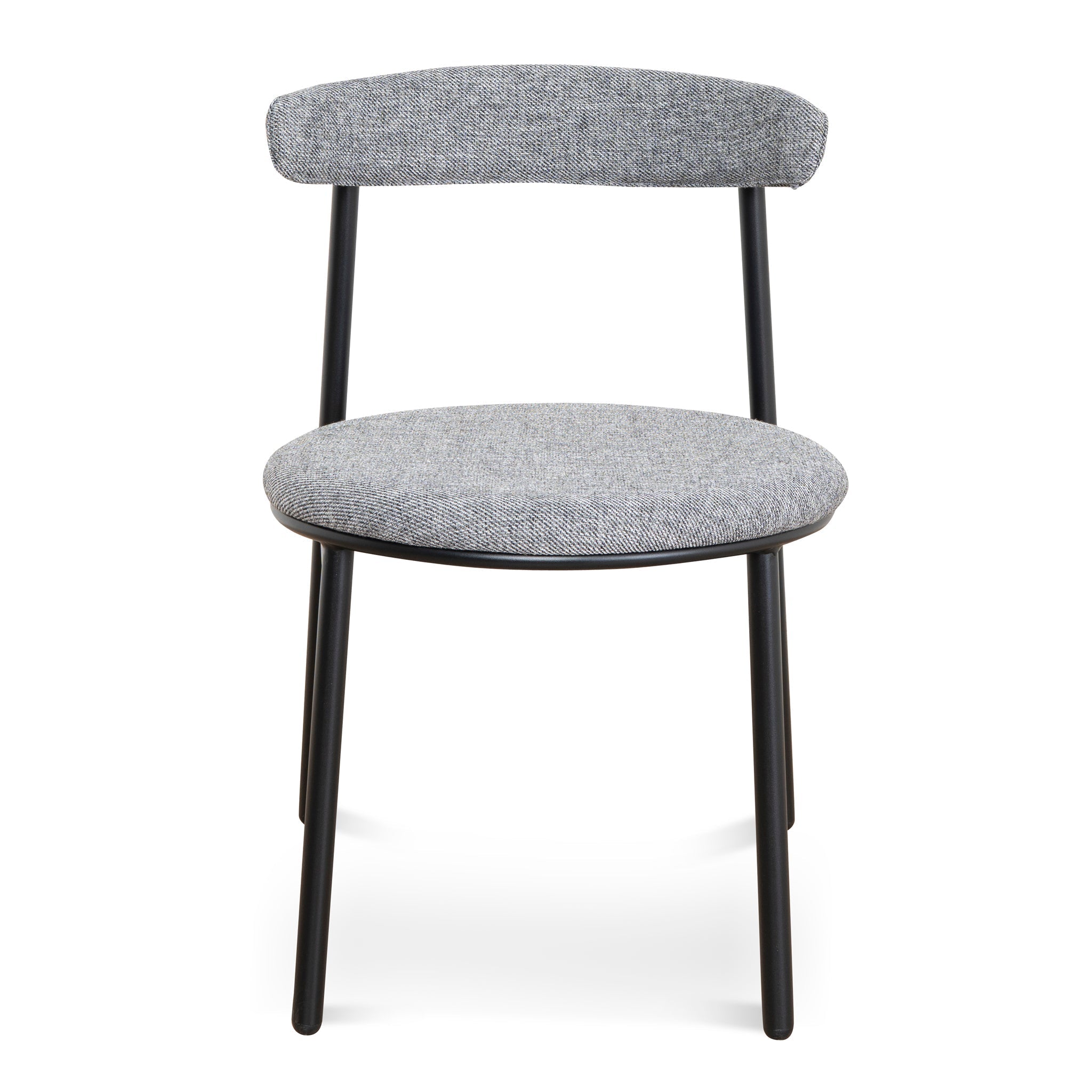 Fabric Verona Dining Chair - Lava Grey (Set of 2)