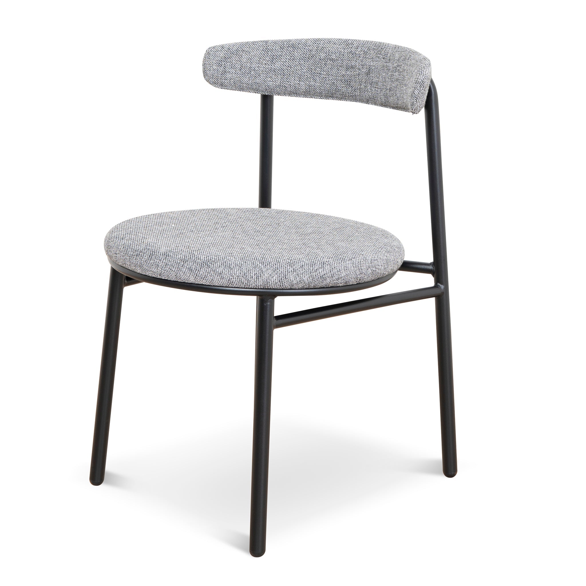 Fabric Verona Dining Chair - Lava Grey (Set of 2)