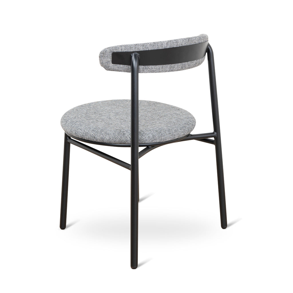 Fabric Verona Dining Chair - Lava Grey (Set of 2)