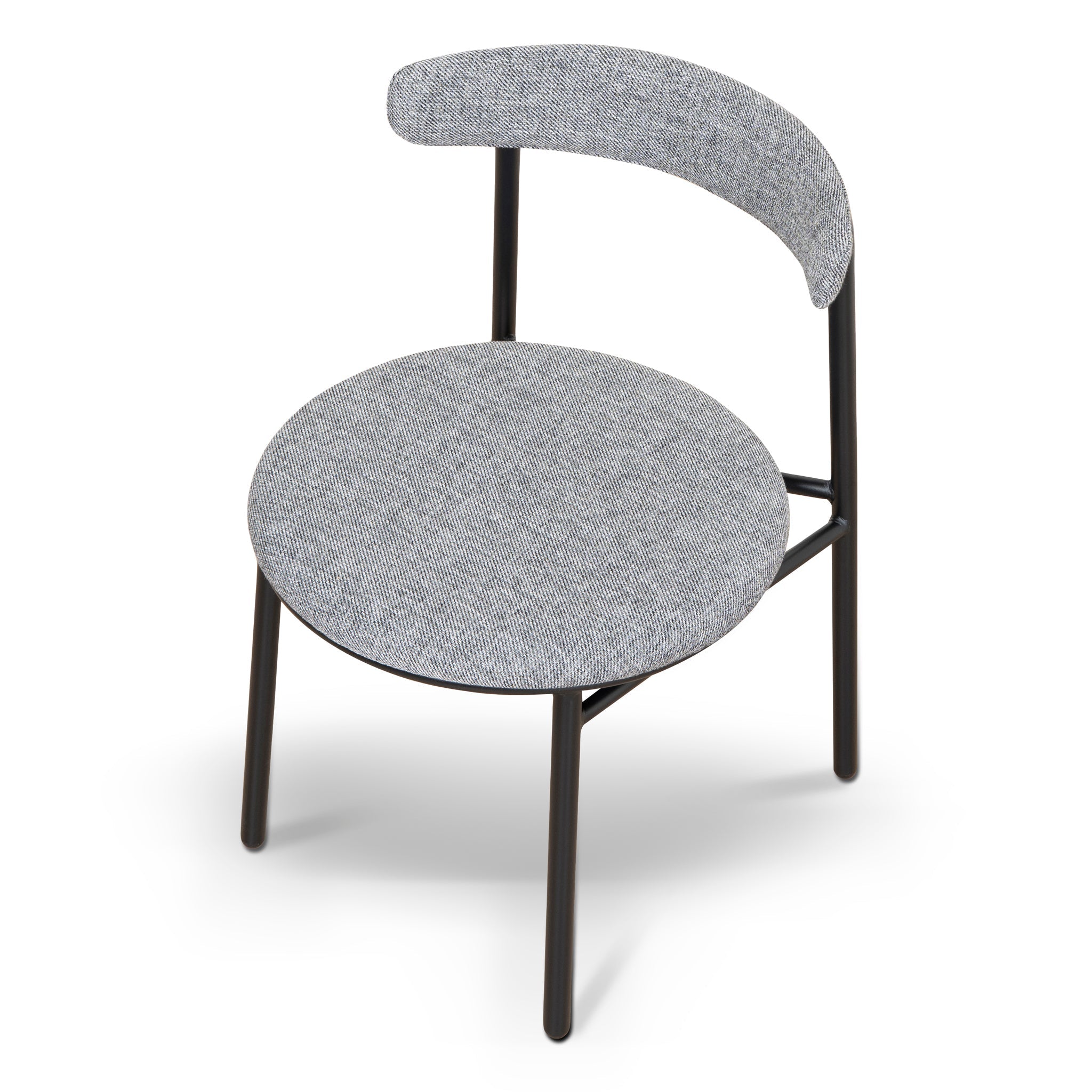 Fabric Verona Dining Chair - Lava Grey (Set of 2)
