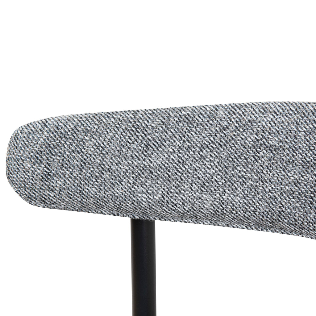 Fabric Verona Dining Chair - Lava Grey (Set of 2)