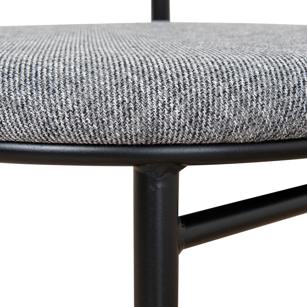 Fabric Verona Dining Chair - Lava Grey (Set of 2)