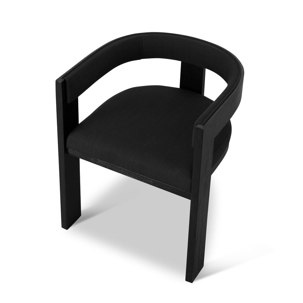 ELM Verona Dining Chair - Full Black (Set of 2)