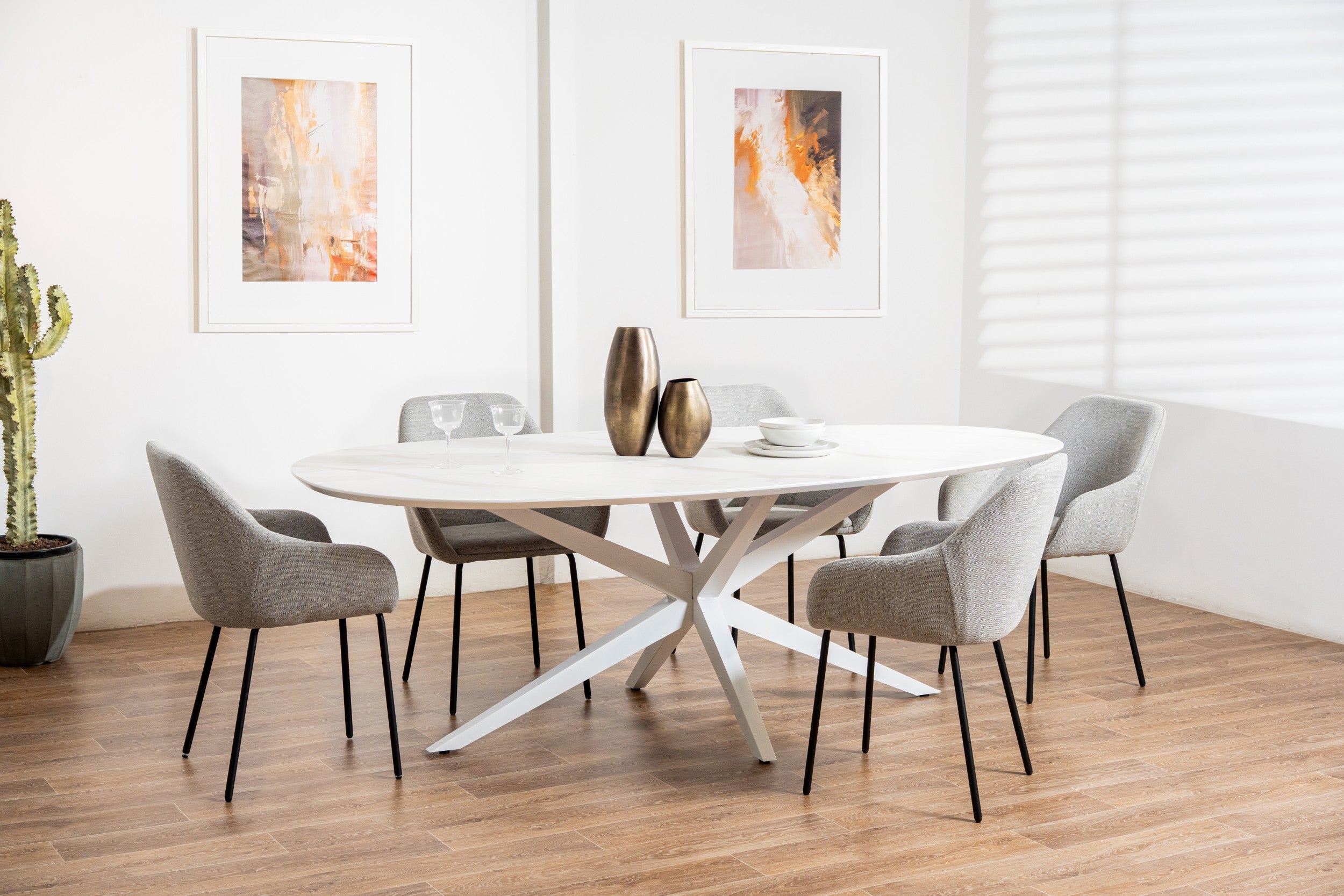 Napa Dining Chair Grey (Set of 2)