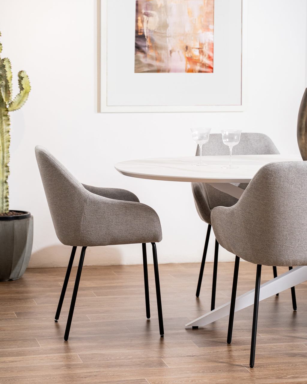 Napa Dining Chair Grey (Set of 2)