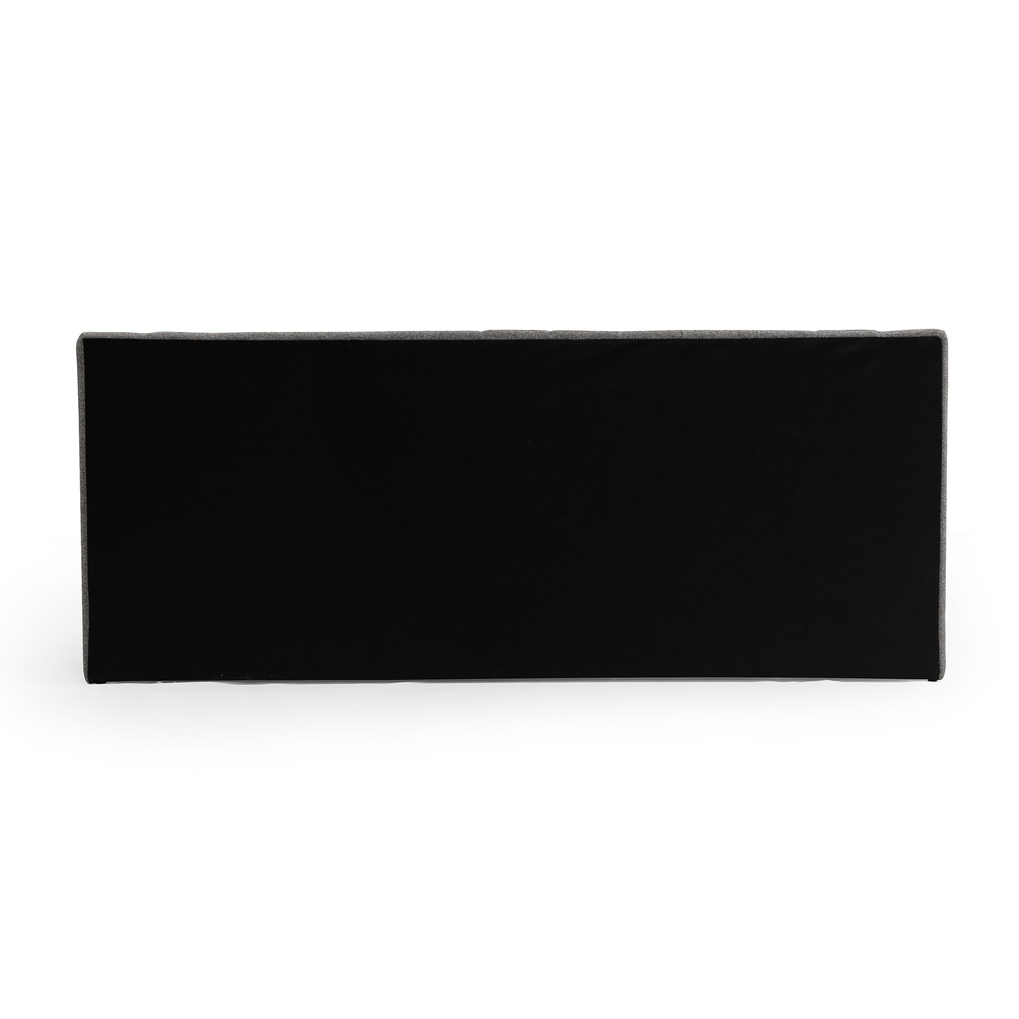 Wide Base Queen Lazio Bed Frame - Spec Charcoal with Storage