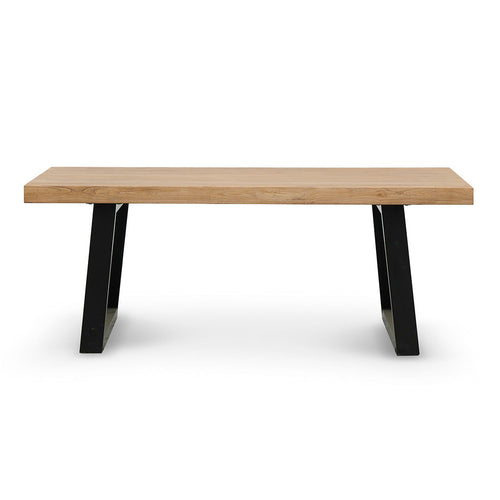 1.98m Reclaimed Elm Wood Siena Dining Table
