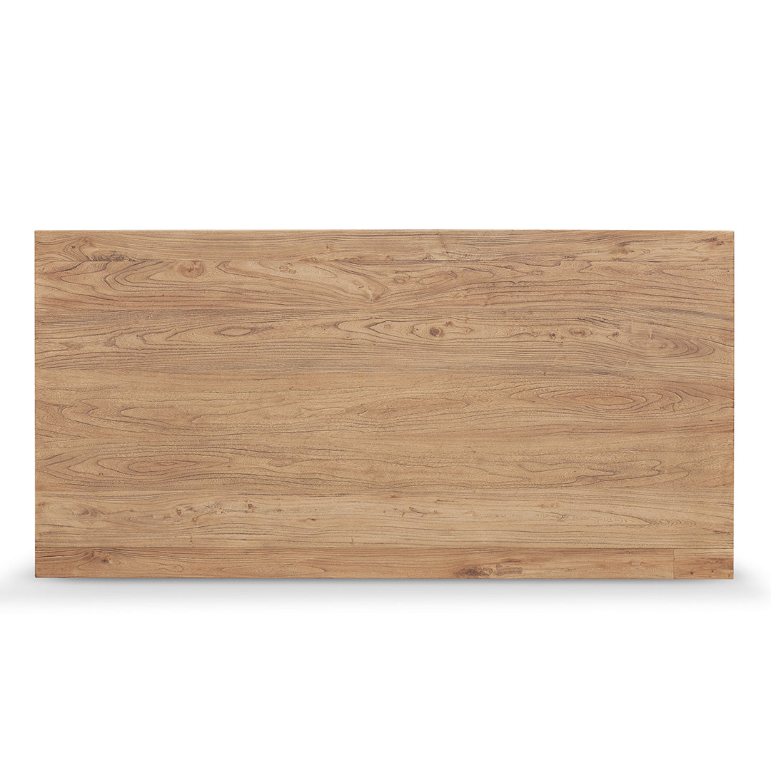 1.98m Reclaimed Elm Wood Siena Dining Table