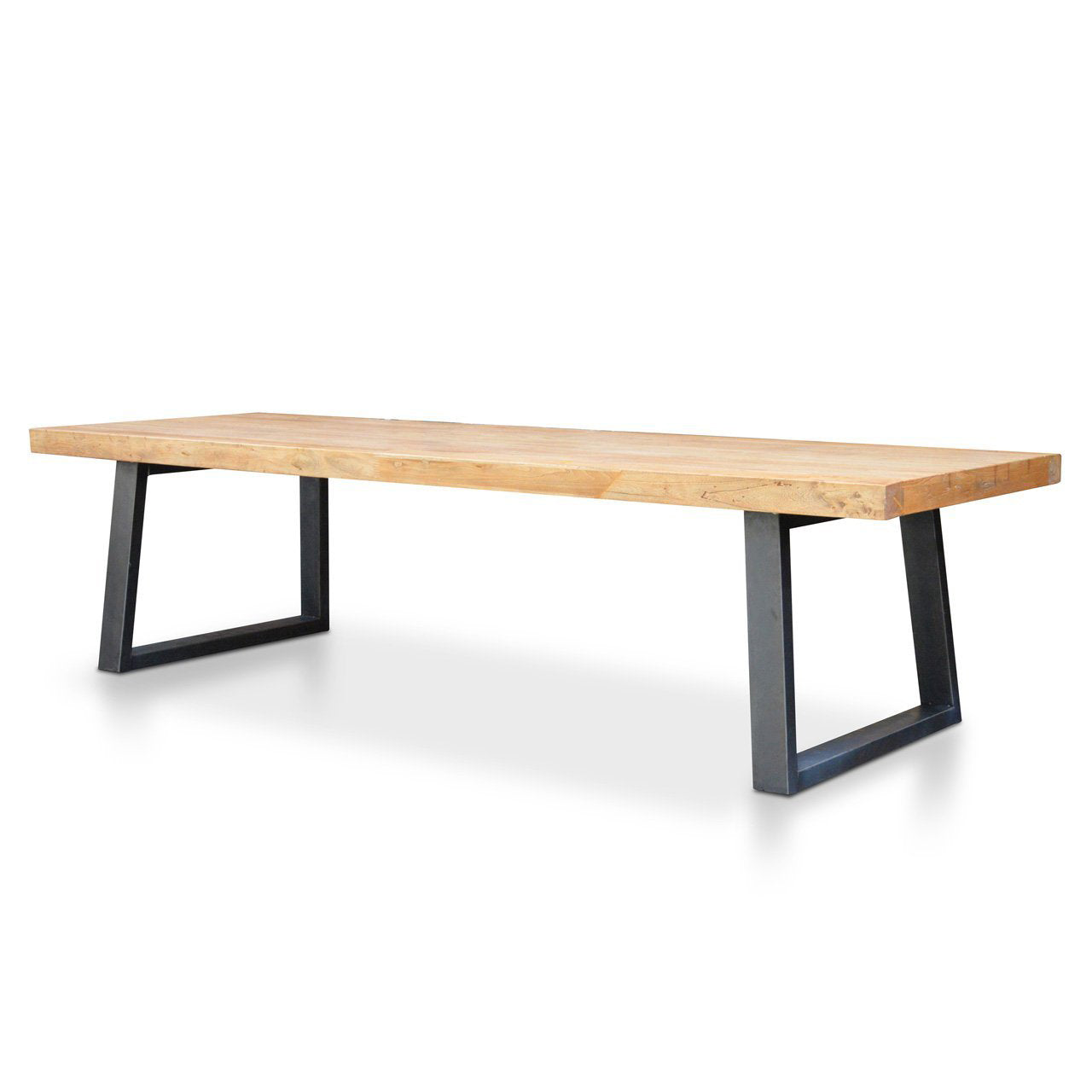 3m Reclaimed Elm Siena Dining Table - Natural