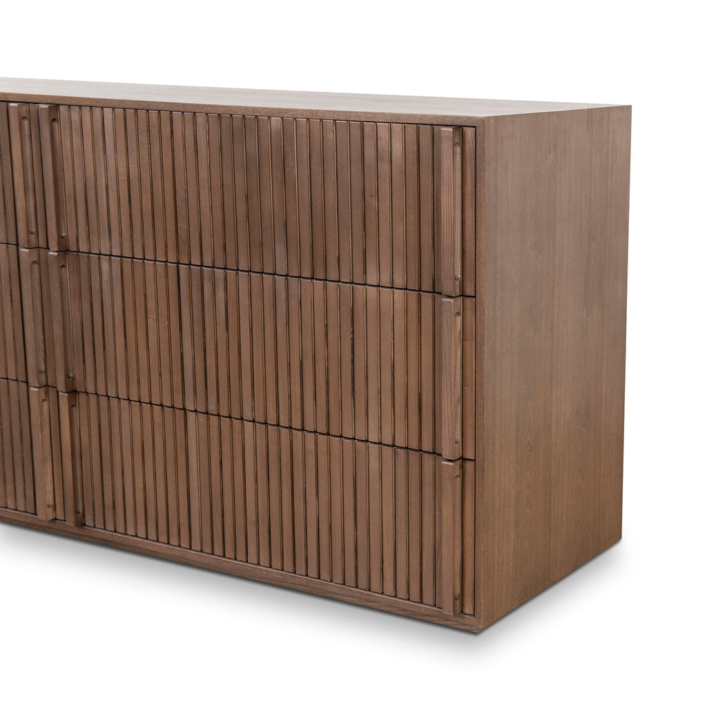 6 Drawer Genova Wooden Chest - Walnut