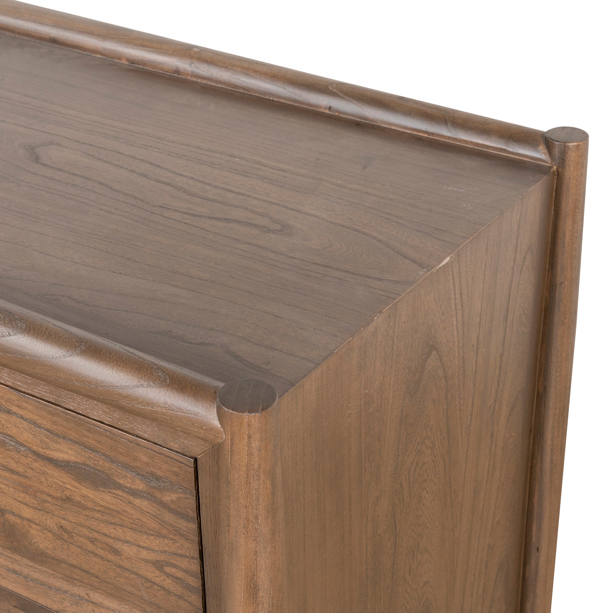6 Drawer Genova Wooden Chest - Walnut