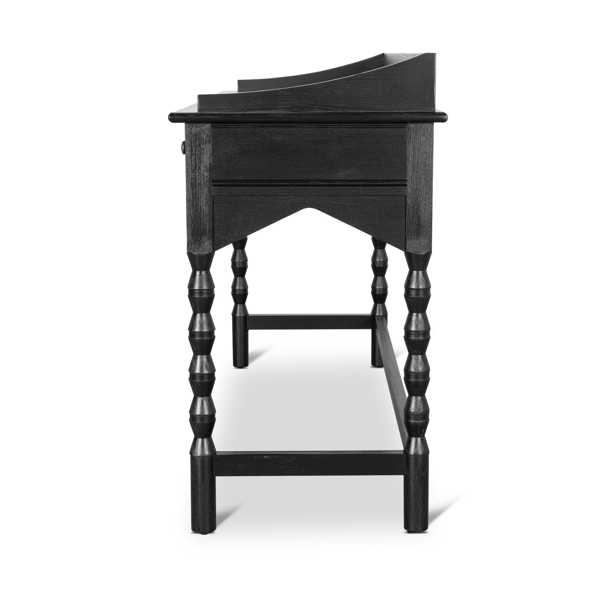 1.45m Ferrara Console Table - Black