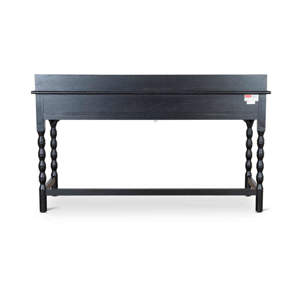 1.45m Ferrara Console Table - Black