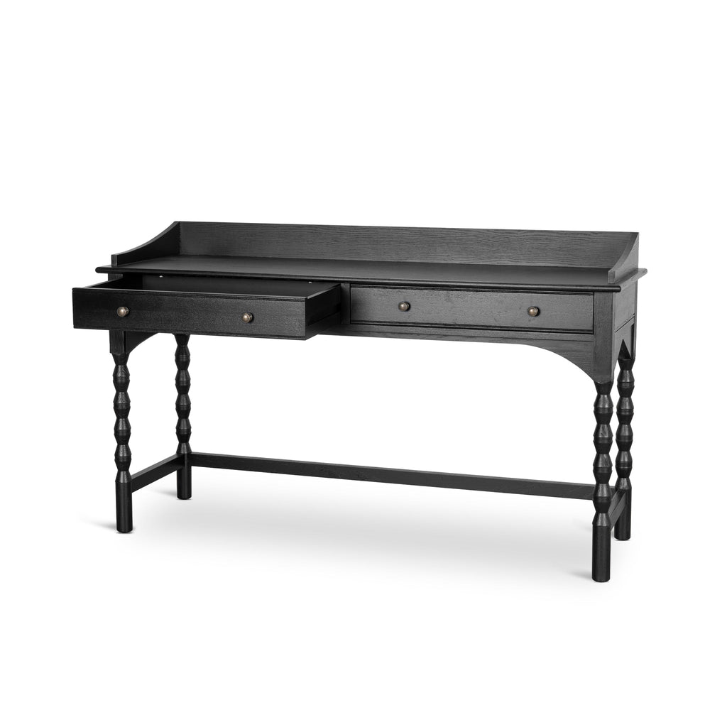 1.45m Ferrara Console Table - Black