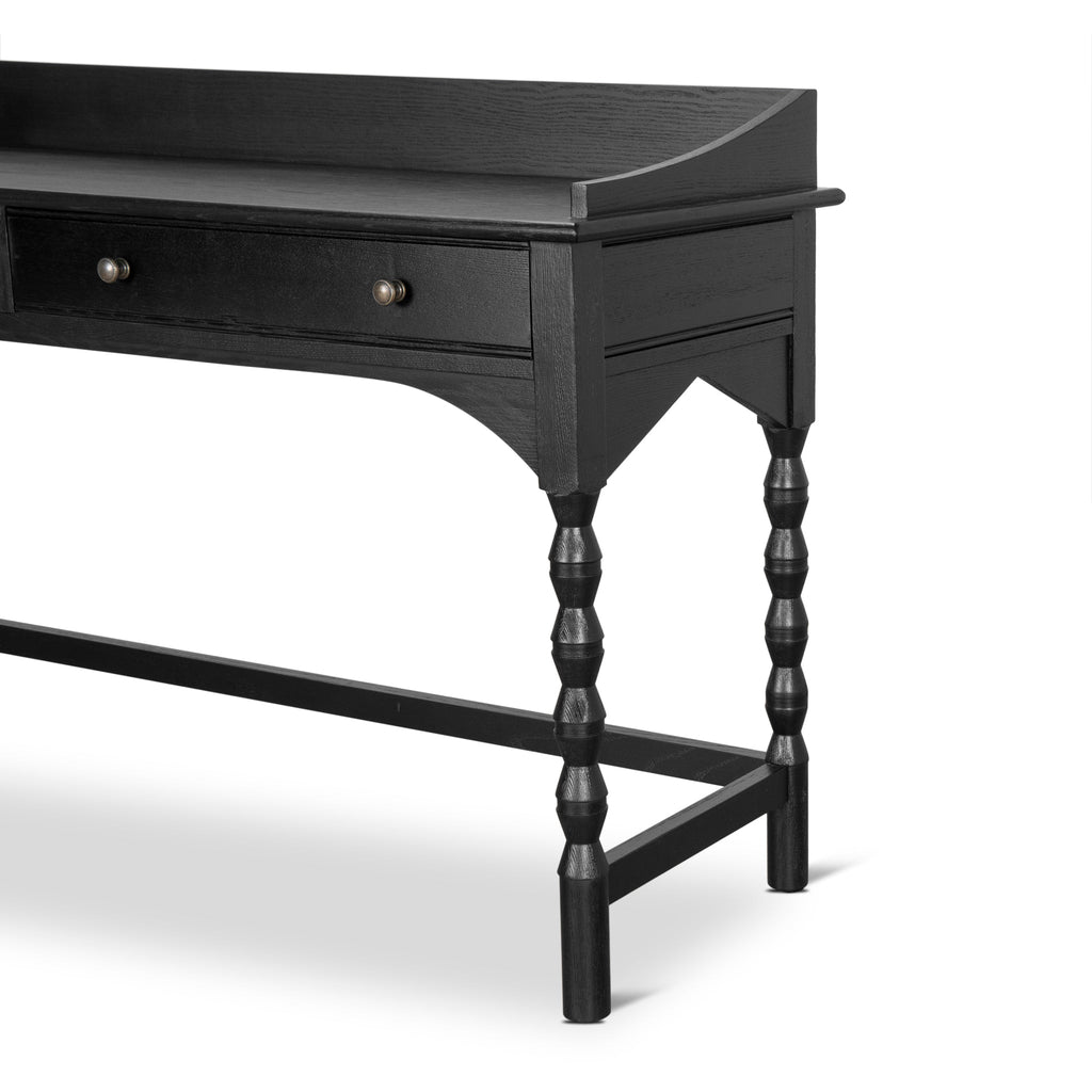 1.45m Ferrara Console Table - Black