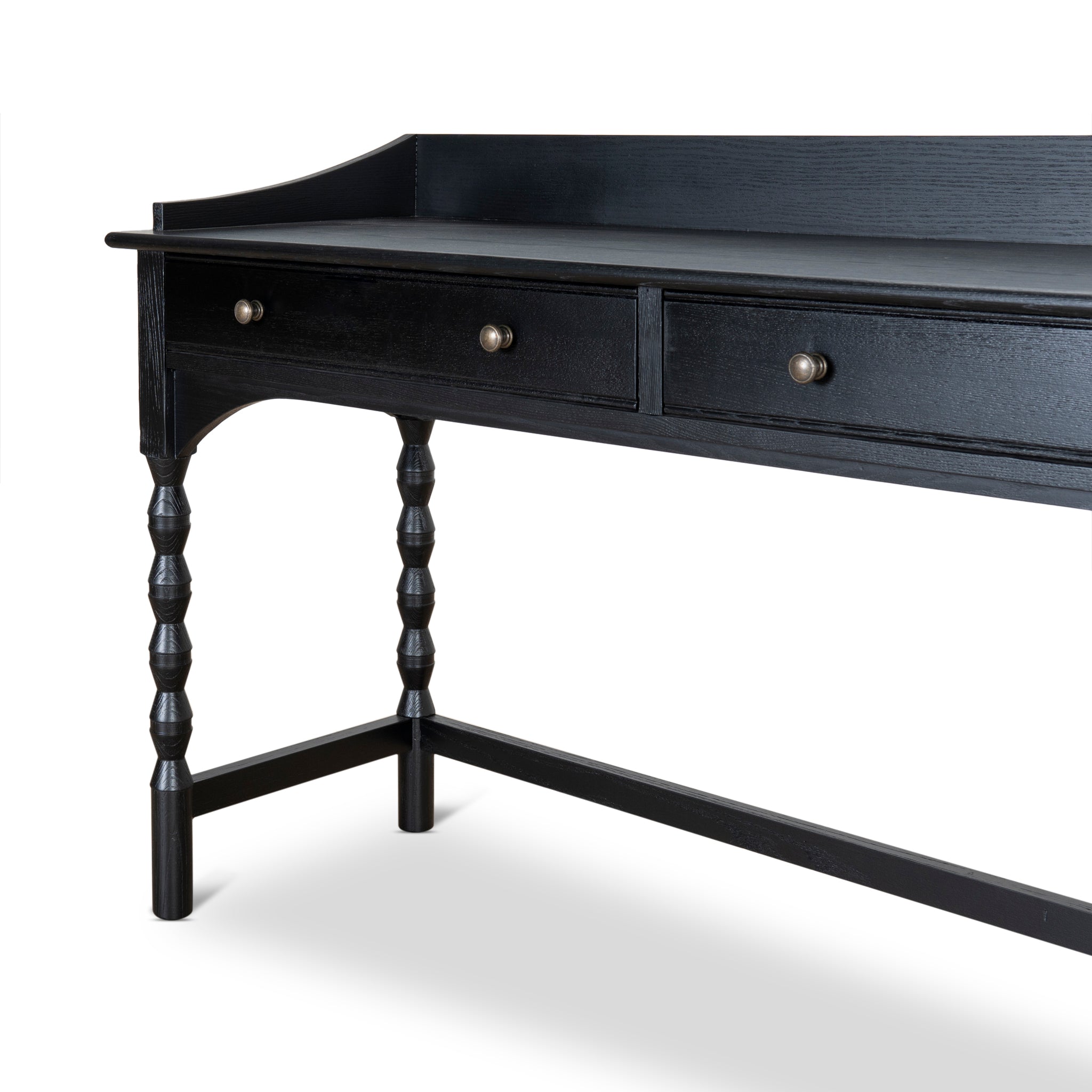 1.45m Ferrara Console Table - Black