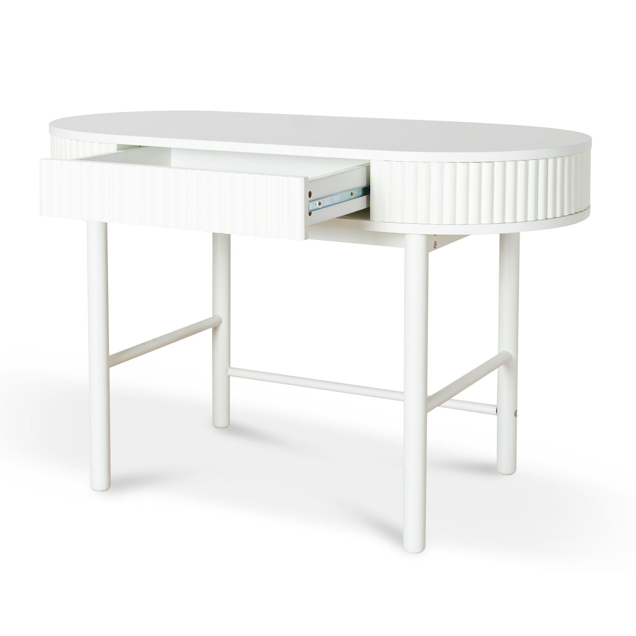1.2m Milano Home Office Desk - Warm White