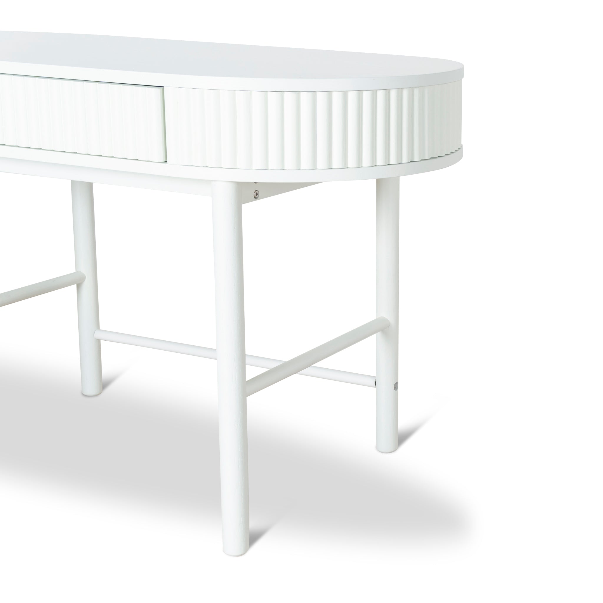 1.2m Milano Home Office Desk - Warm White