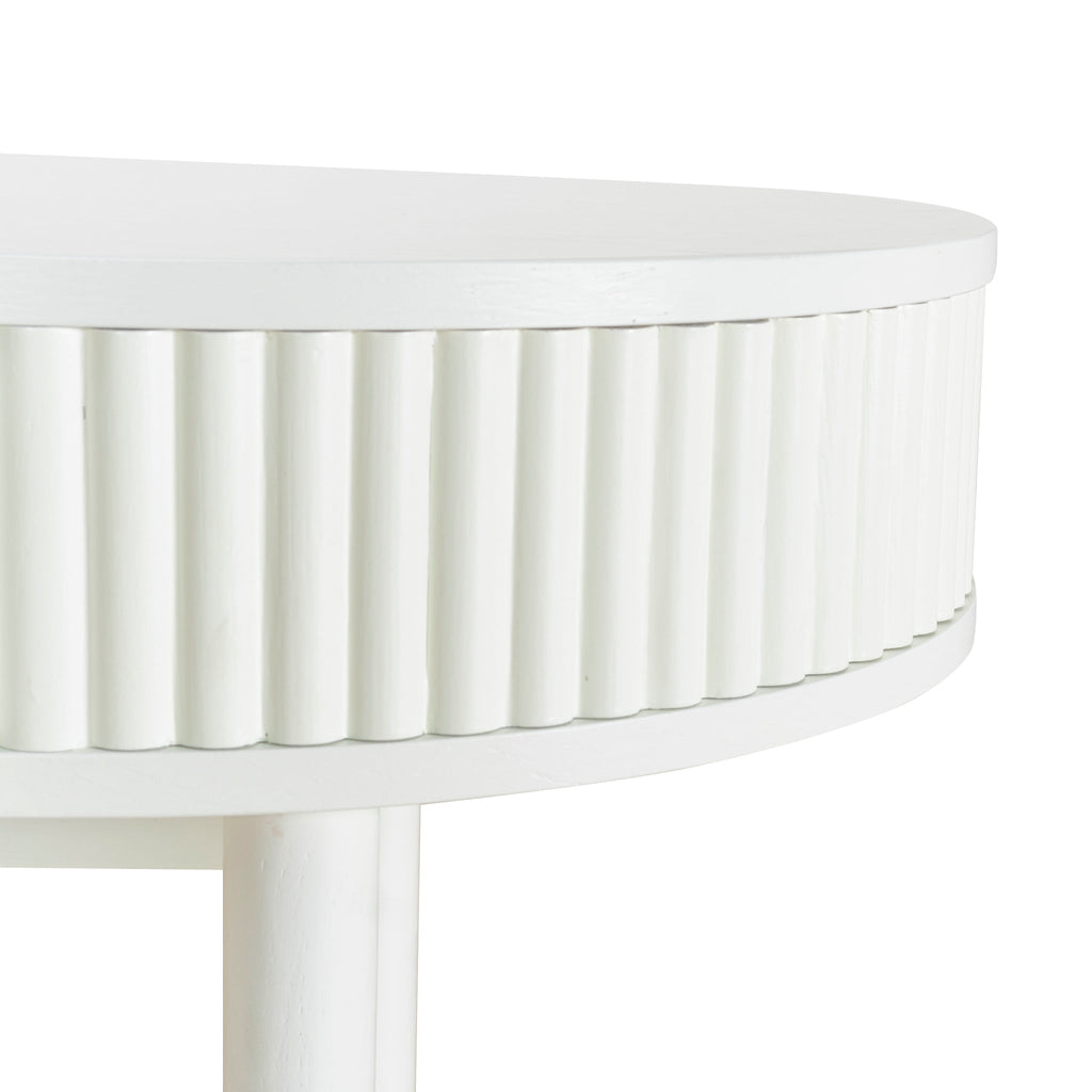 1.2m Milano Home Office Desk - Warm White
