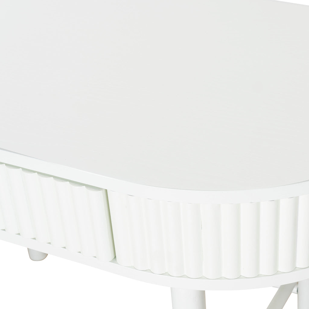 1.2m Milano Home Office Desk - Warm White