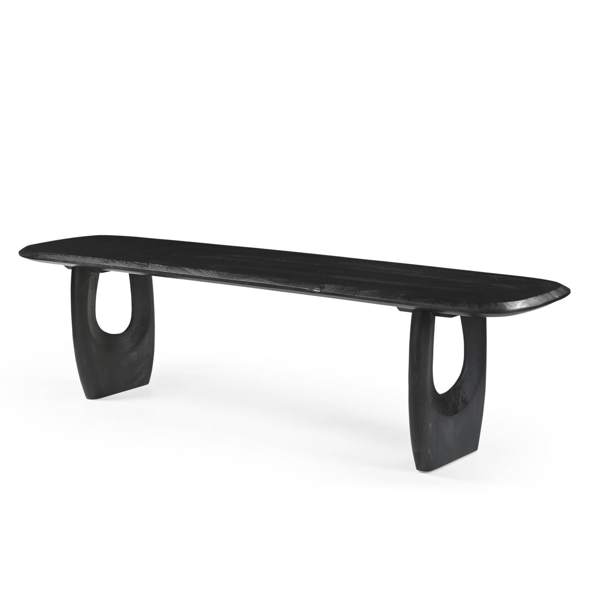 1.78cm Bergamo Bench- Full Black