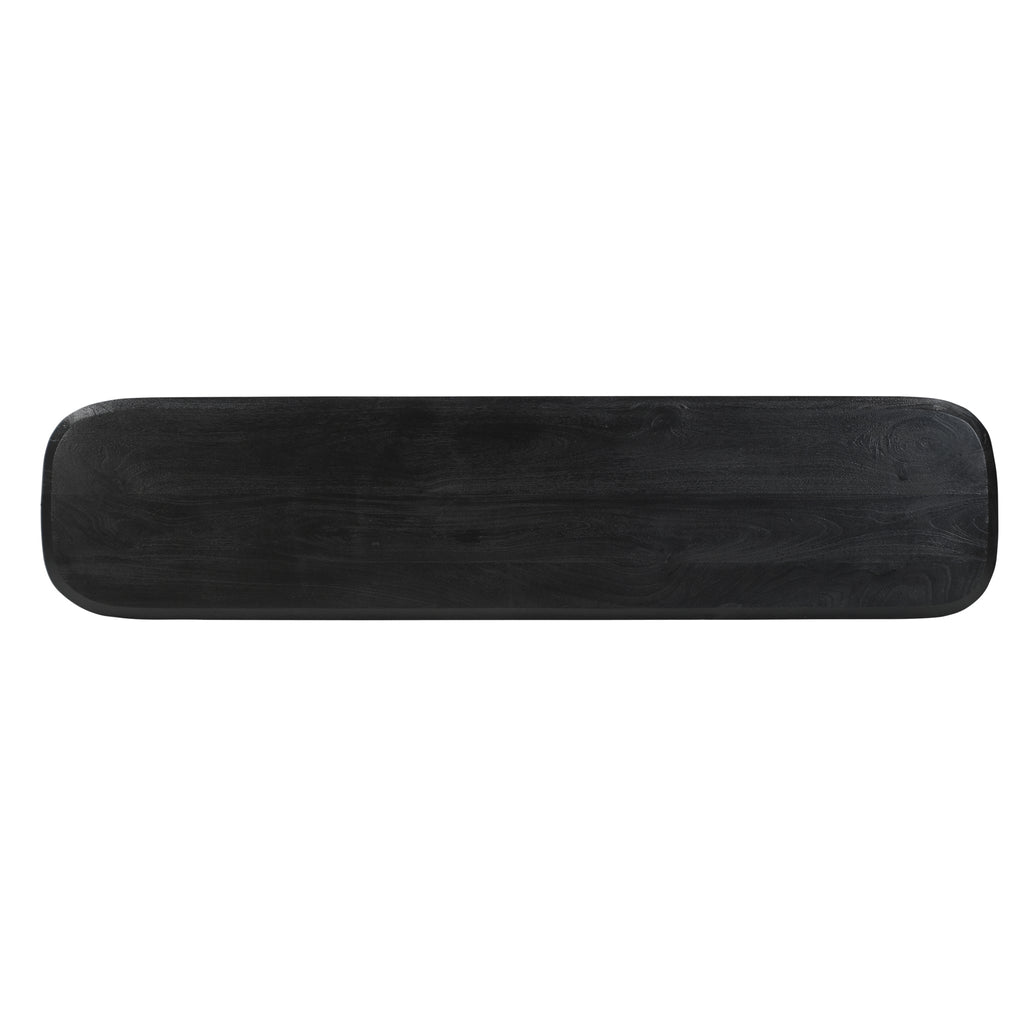 1.78cm Bergamo Bench- Full Black