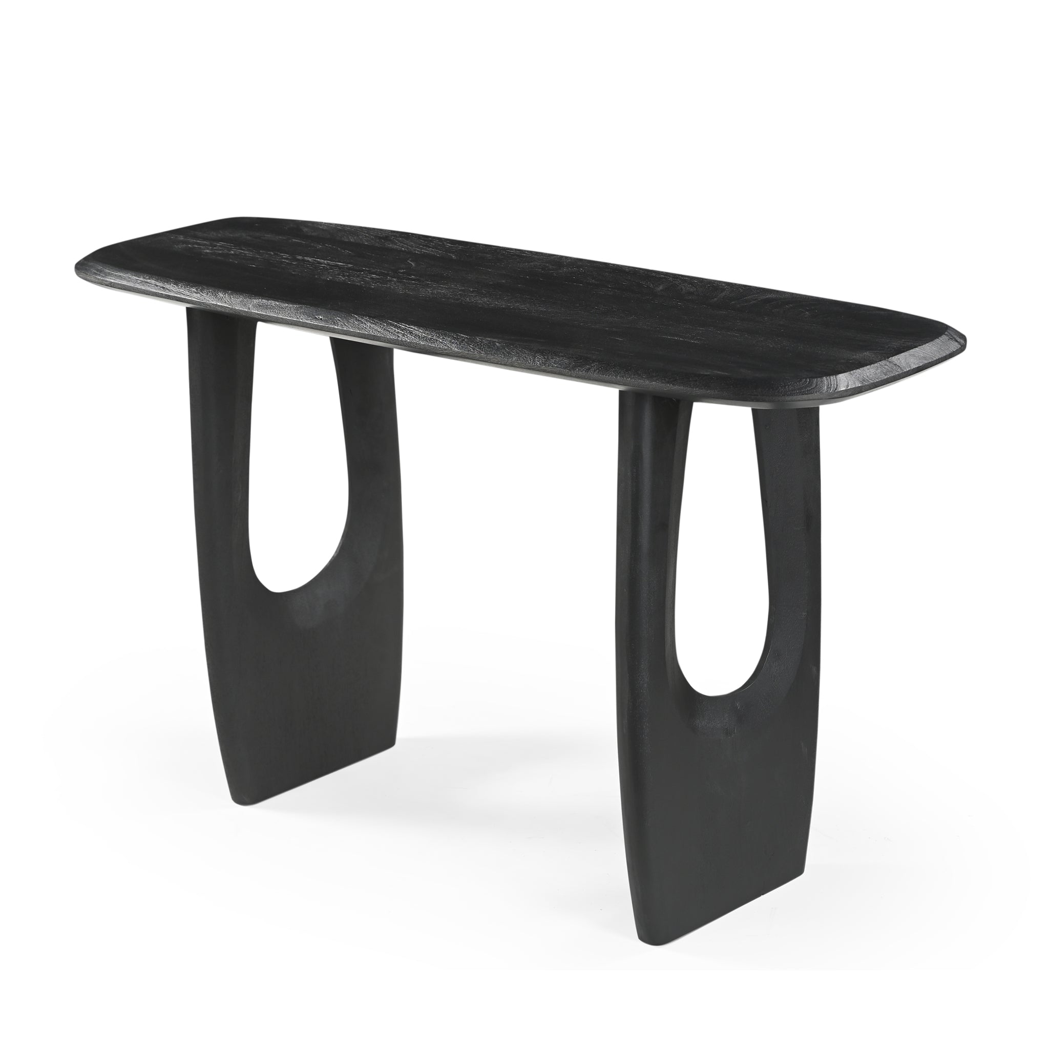 1.3m Ferrara Console Table - Full Black