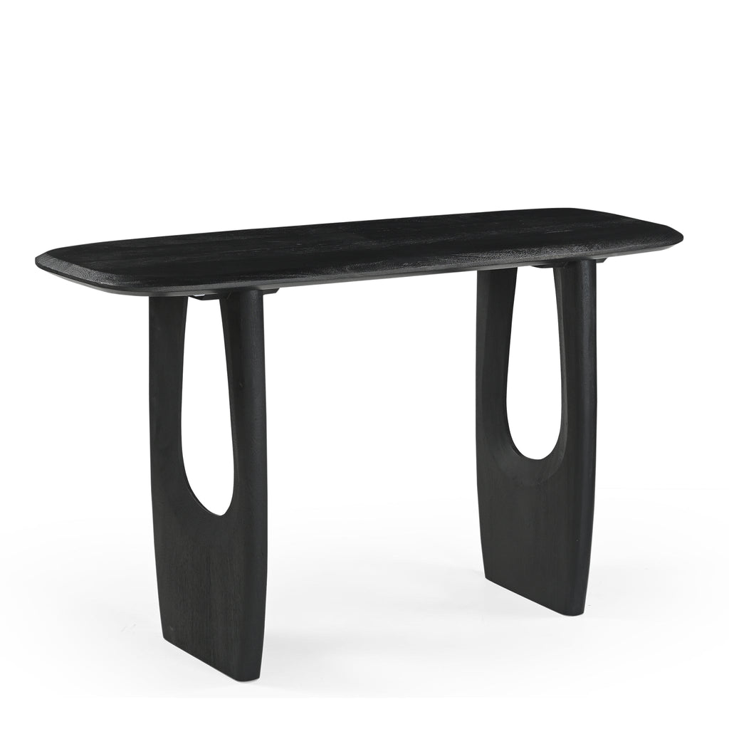 1.3m Ferrara Console Table - Full Black