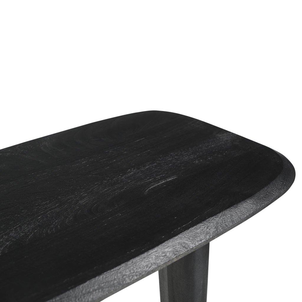 1.3m Ferrara Console Table - Full Black