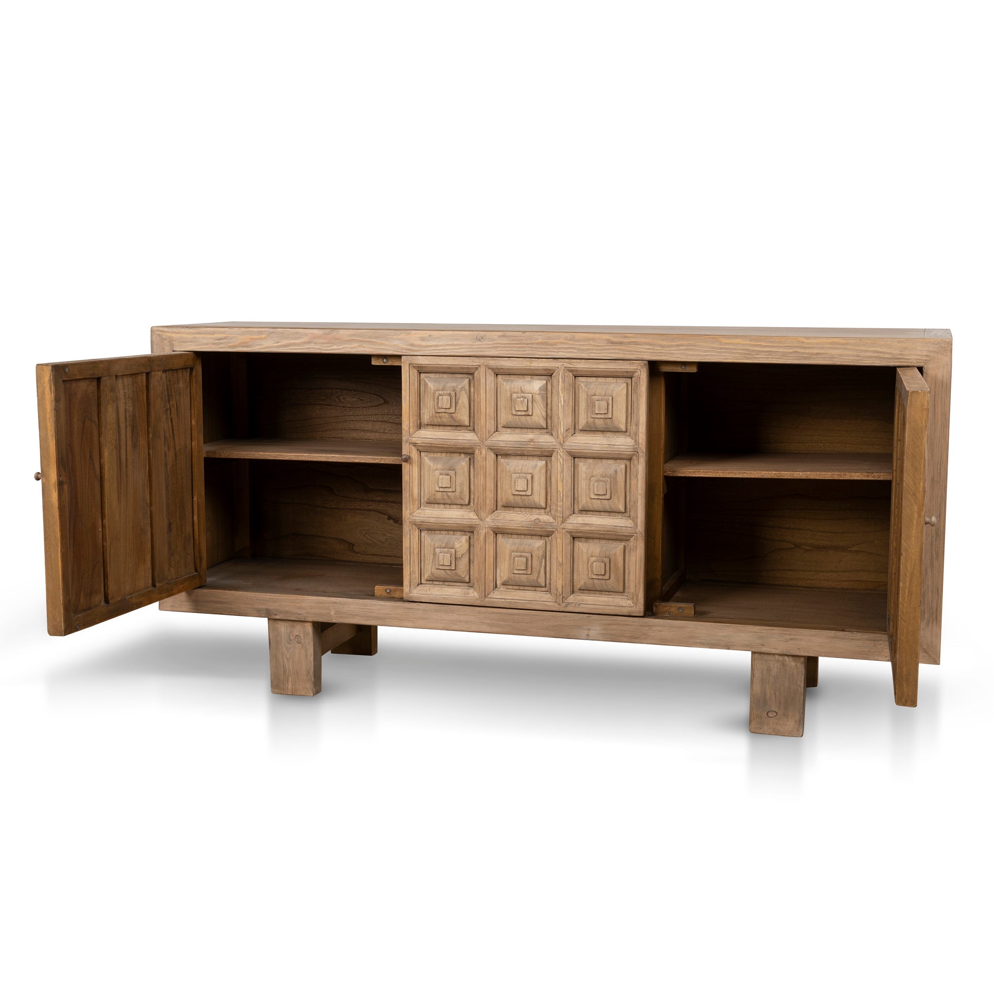 1.83m Elm Sideboard Unit - Natural