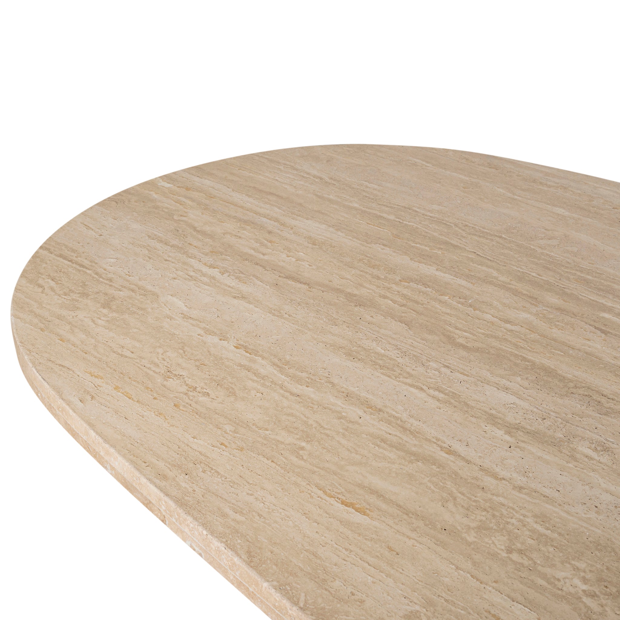 2.8m Travertine Siena Dining Table - Natural