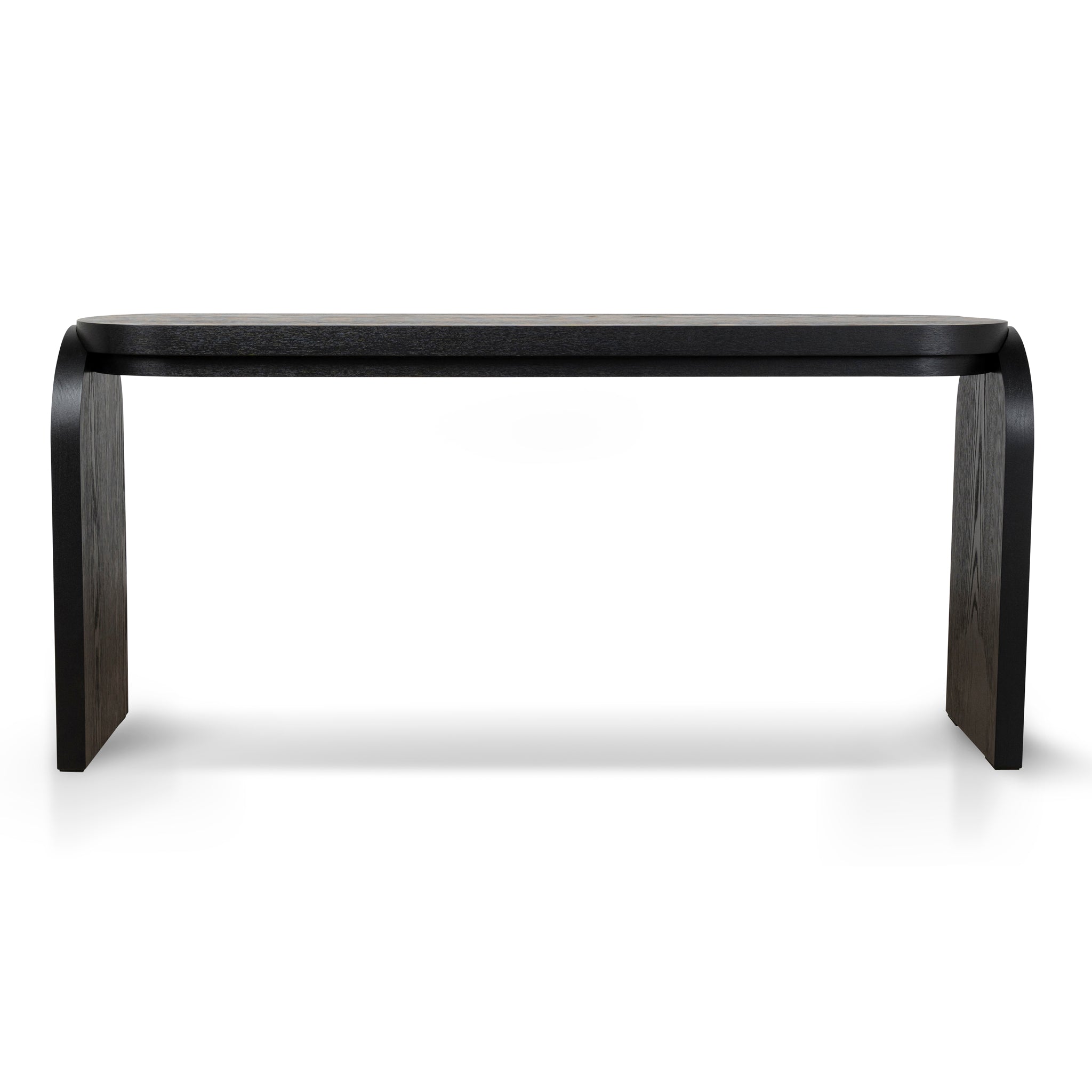 1.7m Ferrara Console Table - Textured Espresso Black