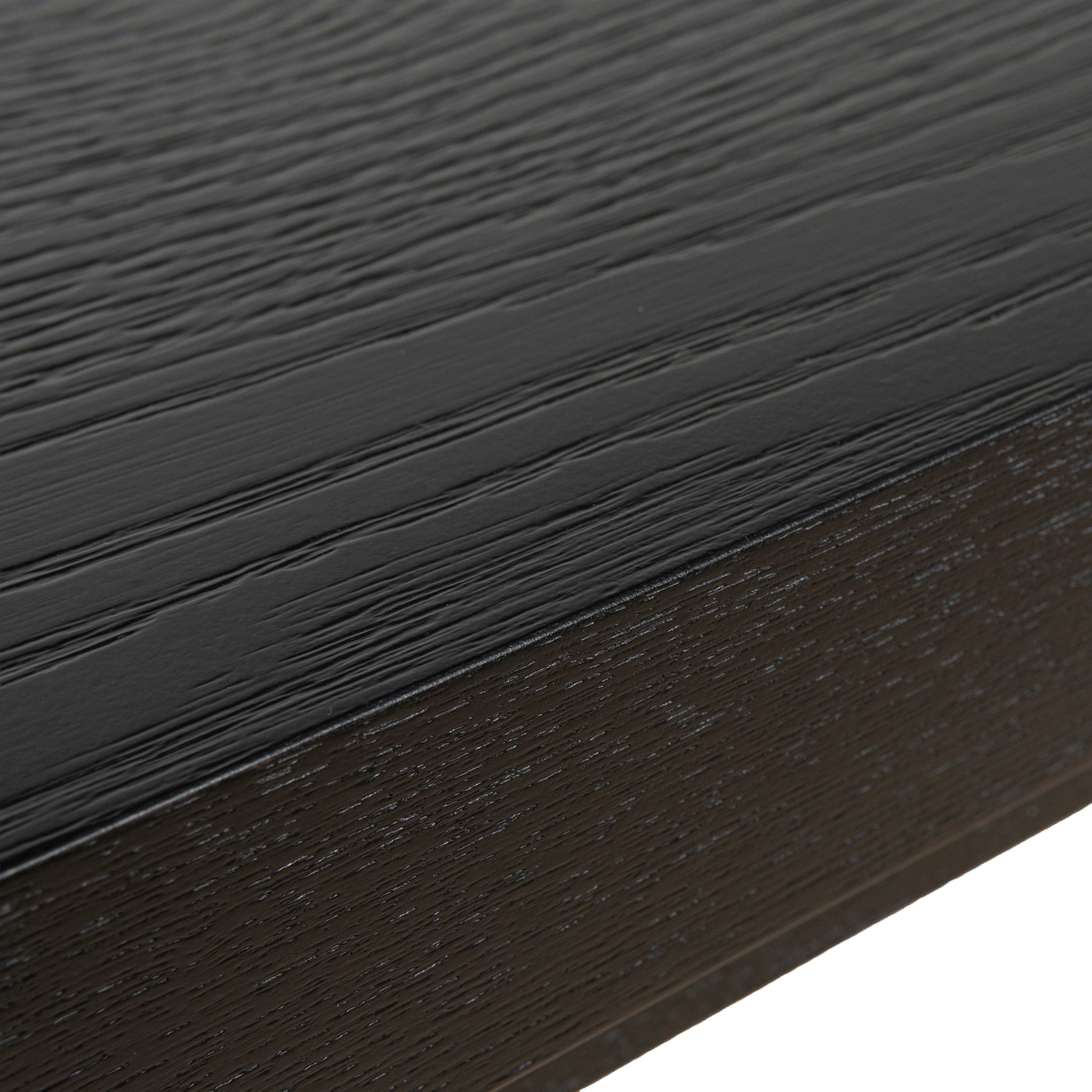 1.7m Ferrara Console Table - Textured Espresso Black