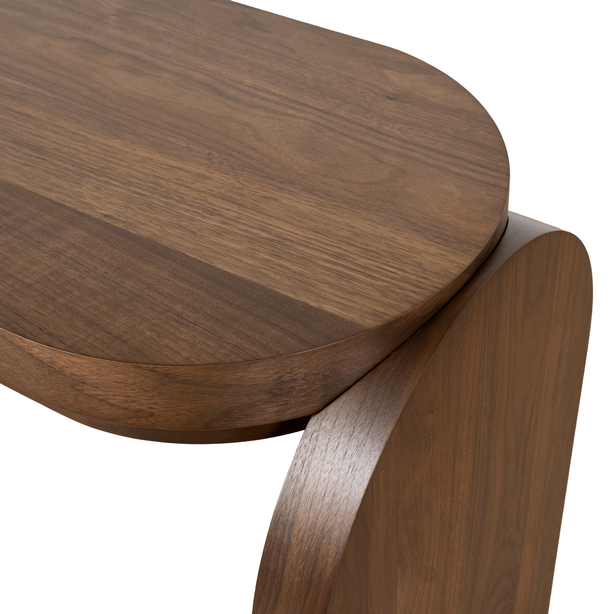 1.7m Ferrara Console Table - Light Walnut