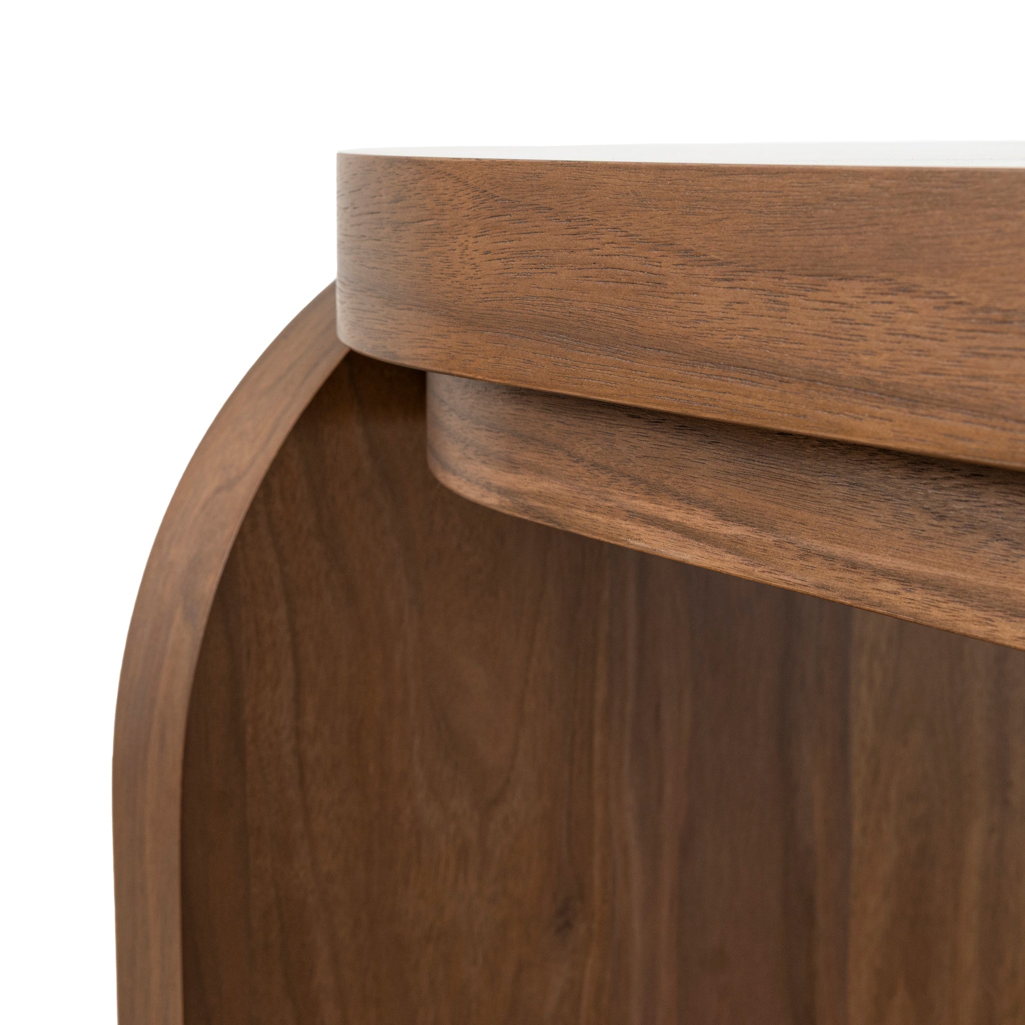 1.7m Ferrara Console Table - Light Walnut