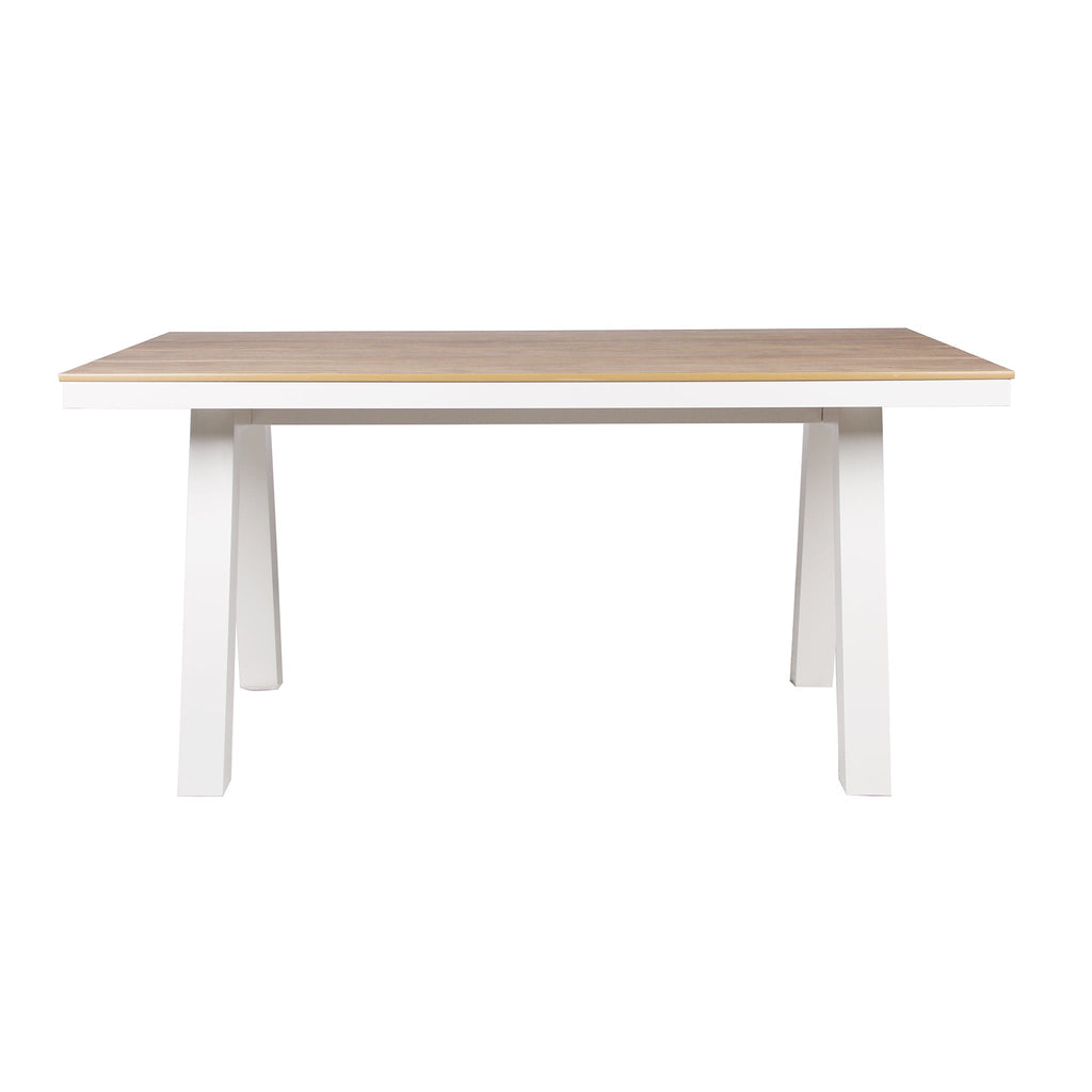 1.8m Sand White Outdoor Siena Dining Table - Natural