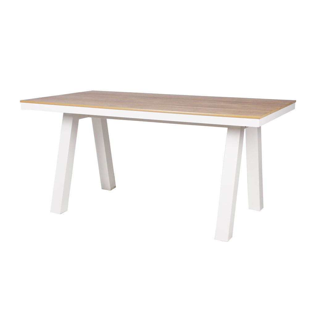 1.8m Sand White Outdoor Siena Dining Table - Natural